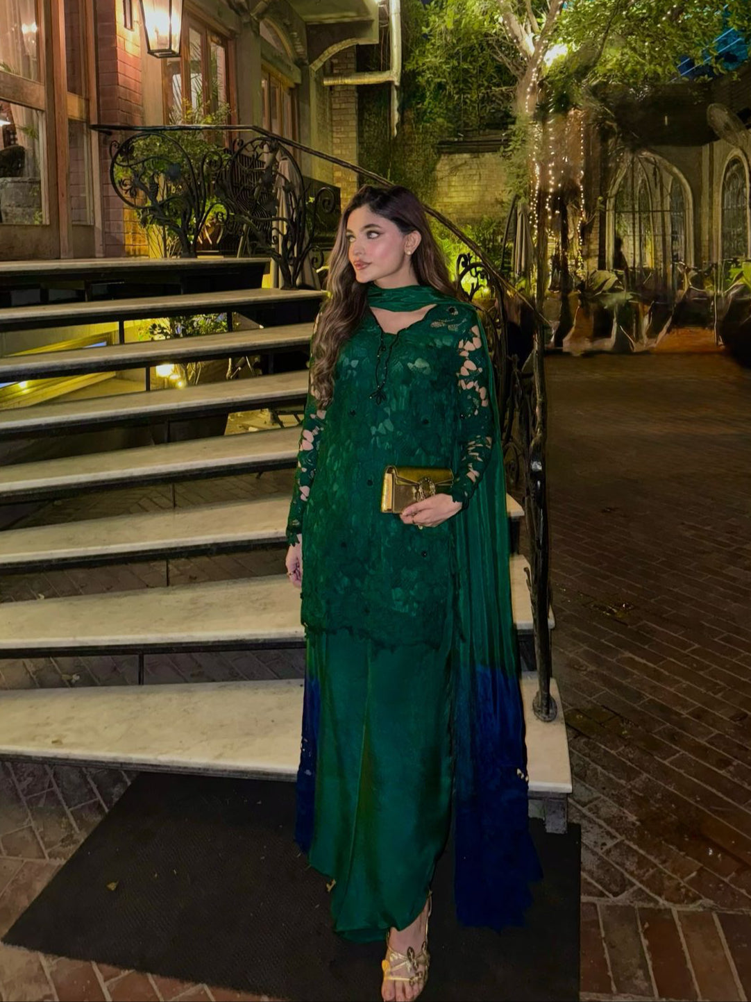 Peacock Ombré Set