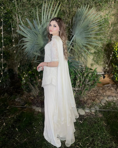 Bow Sharara Set