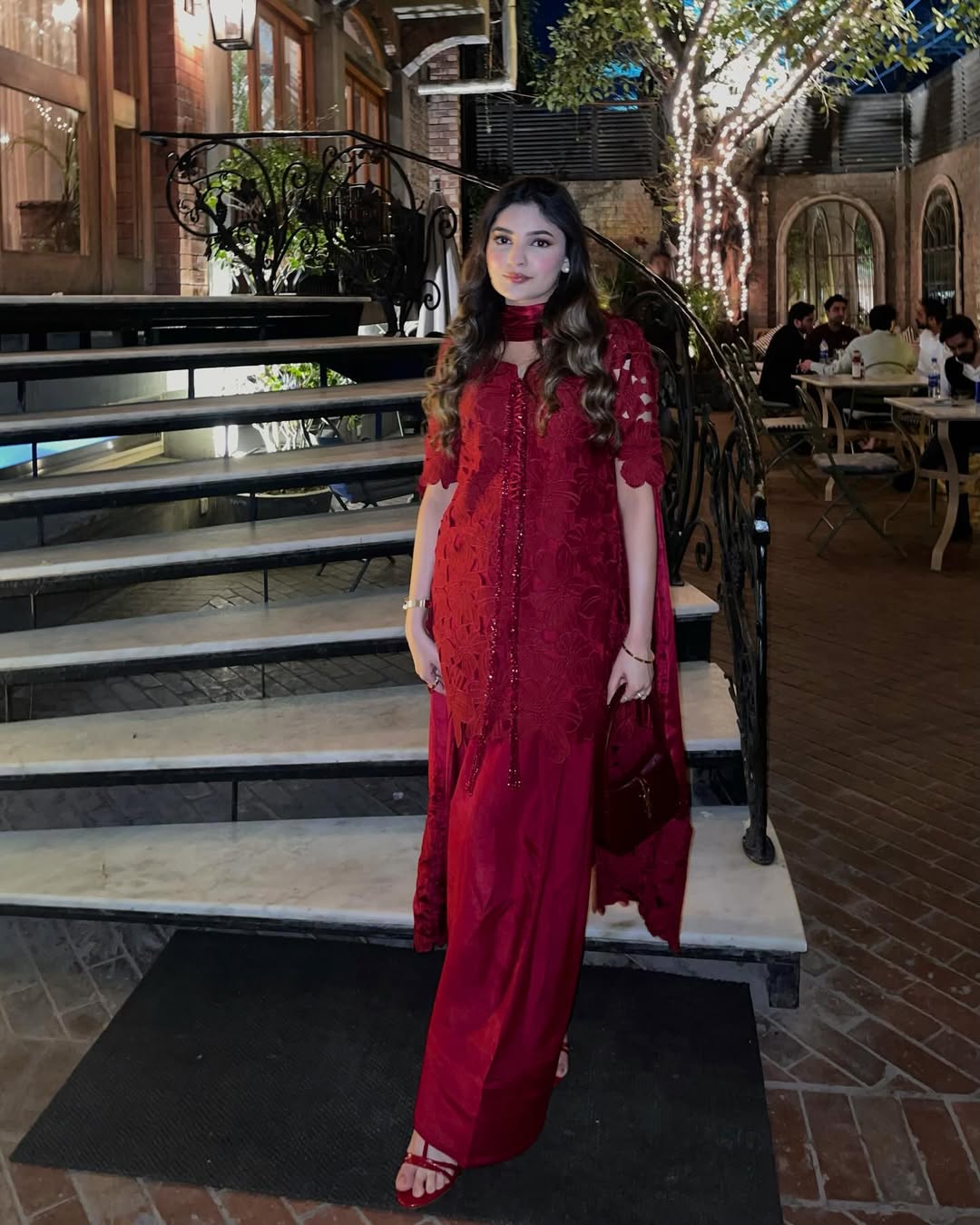 Deep Red Farshi Set
