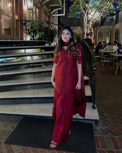 Deep Red Farshi Set