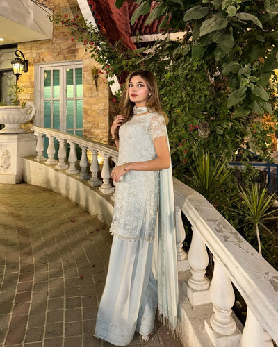 Ice Blue Farshi Set