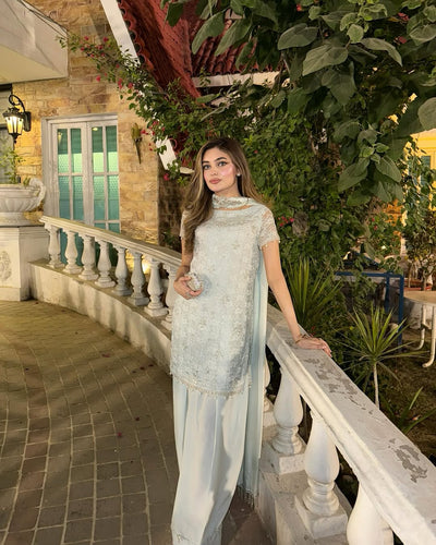 Ice Blue Farshi Set