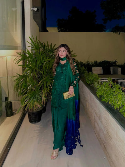 Peacock Ombré Set