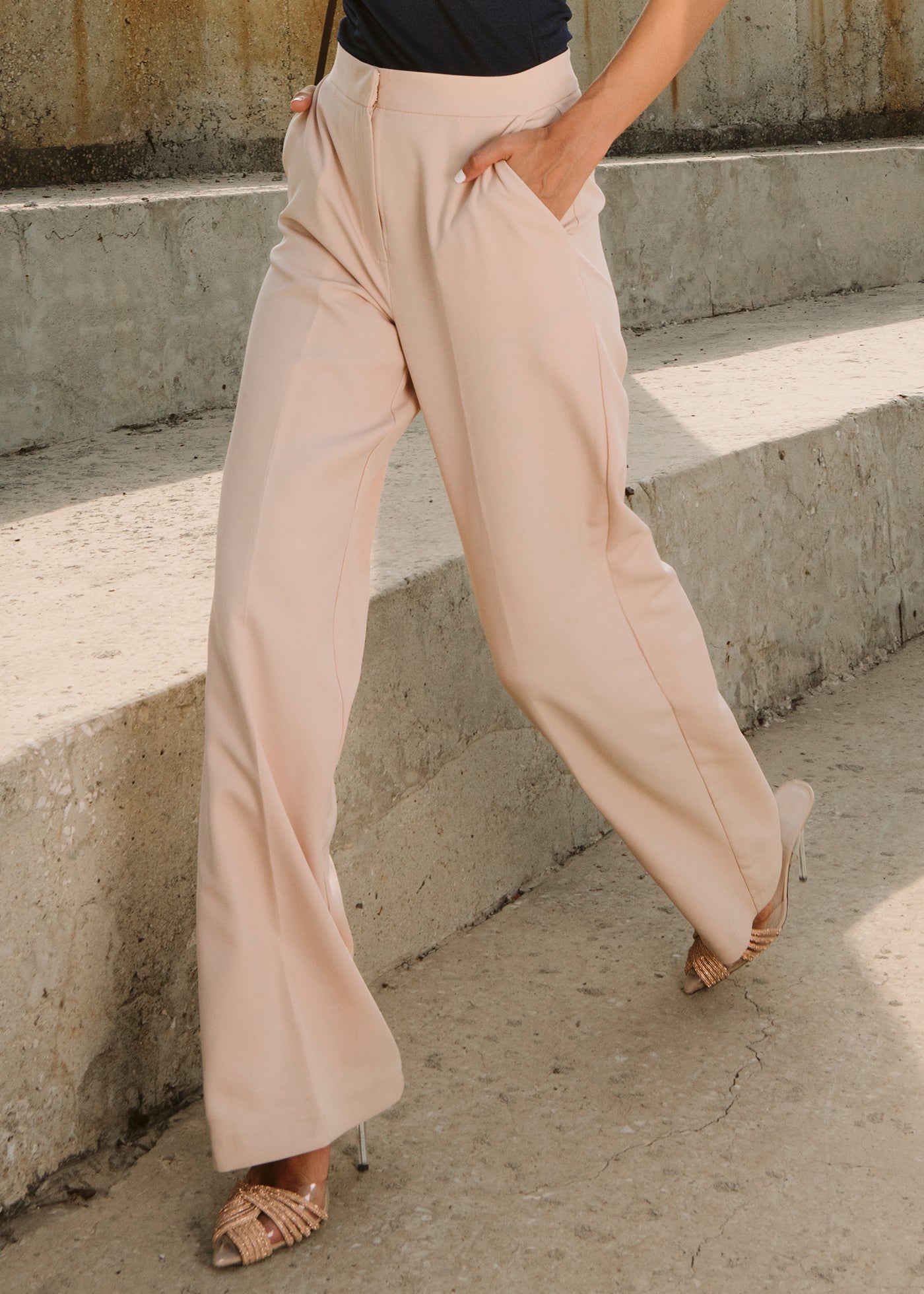 Tailored Wide leg Pants