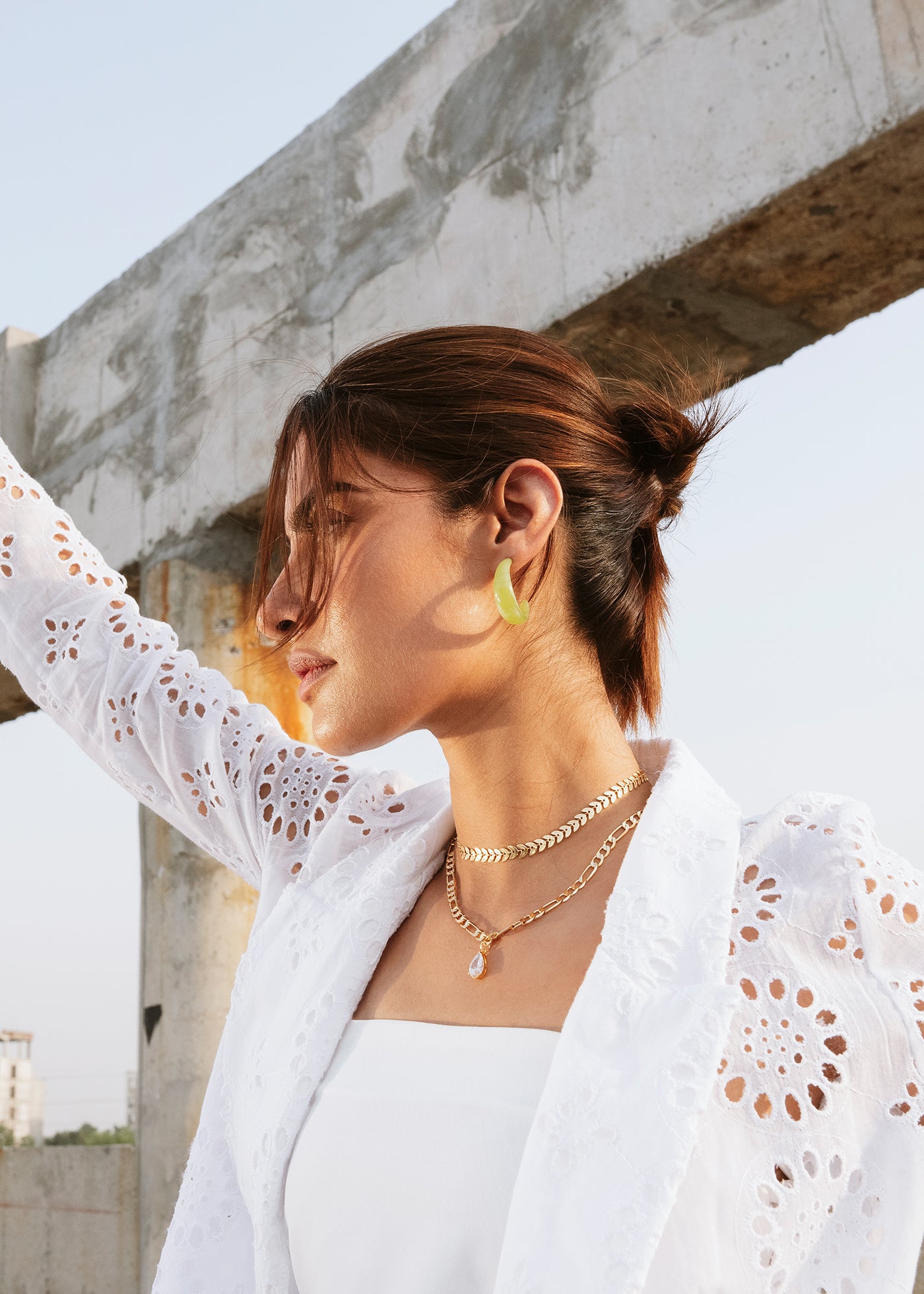Eyelet Blazer