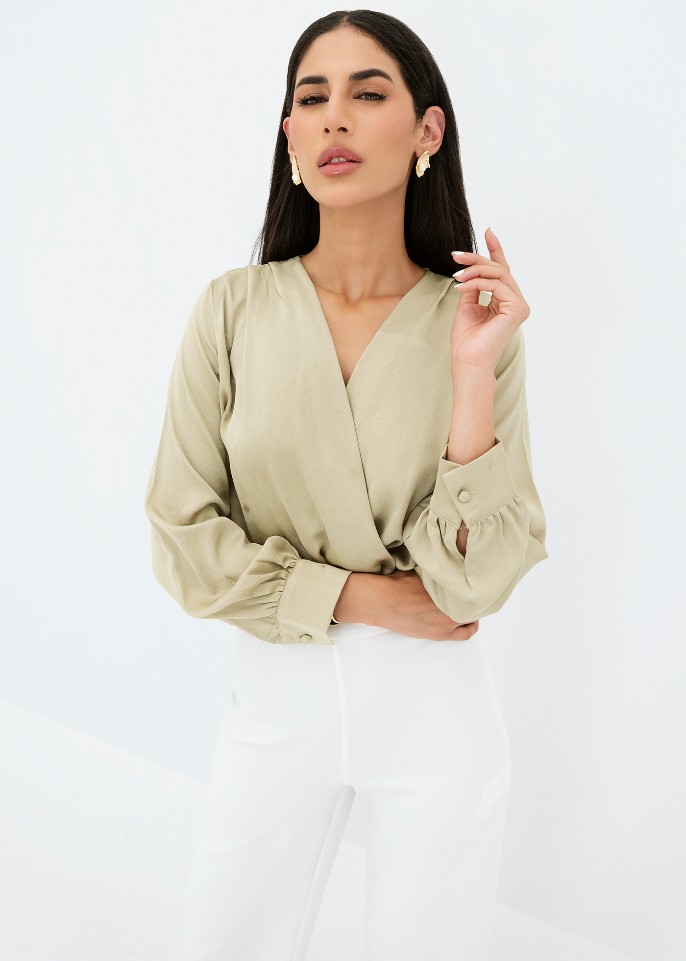 Mint double breasted bodysuit
