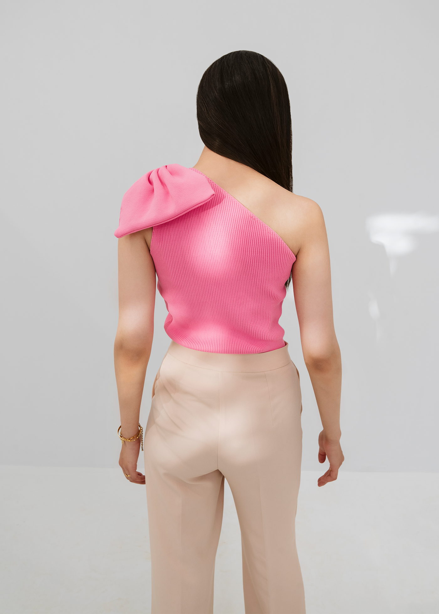 PINK BIG BOW TOP