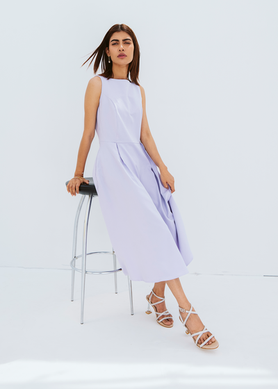 Pocket detail midi dress