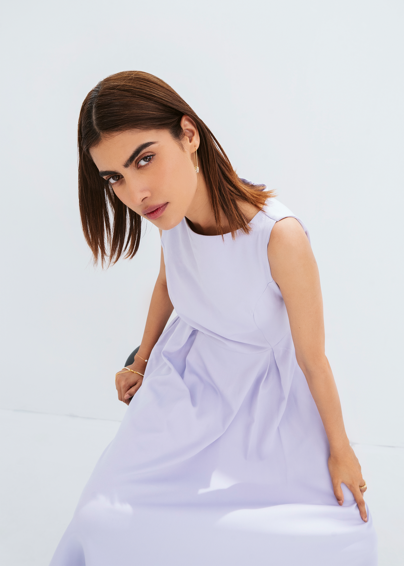 Pocket detail midi dress