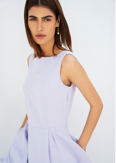 Pocket detail midi dress